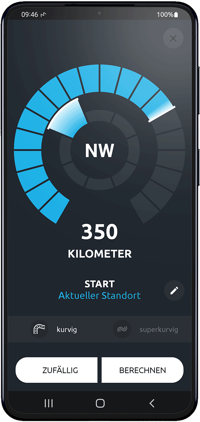 plan android calimoto tour planning and route creation displayed on Android and iOS devices using mockups